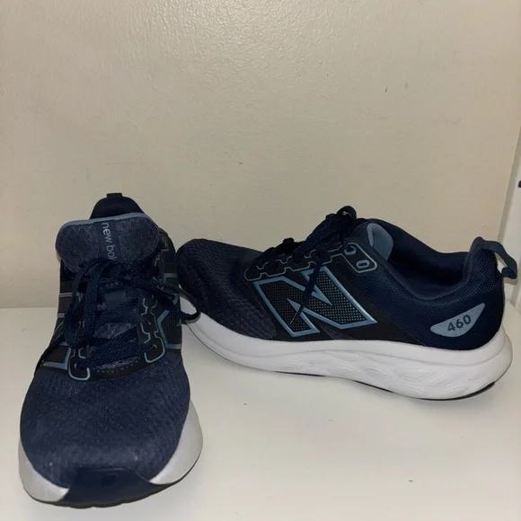 New Balance Dark Blue Athletic Shoes - Picture 3 of 8